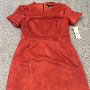 NWT French Connection Patty Faux Suede Minidress, Size 12